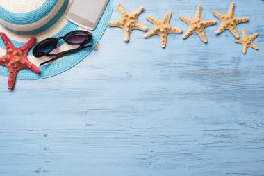 Tatil için yaz nesneleri