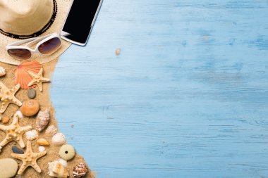 Tatil için yaz nesneleri