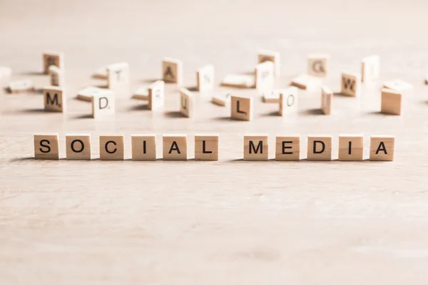 Social media parola concettuale — Foto Stock