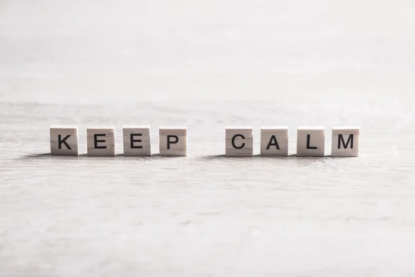 Mantenha a frase calma — Fotografia de Stock
