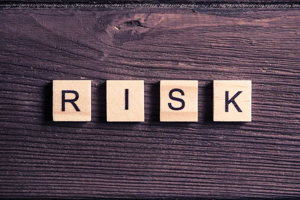 Risk business conceptual word — Stock Photo, Image