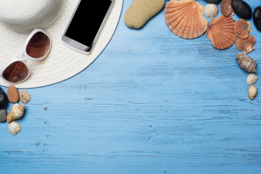 Tatil için yaz nesneleri