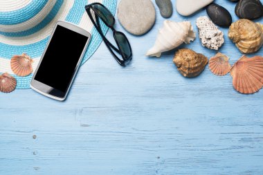 Tatil için yaz nesneleri