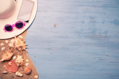 Tatil için yaz nesneleri