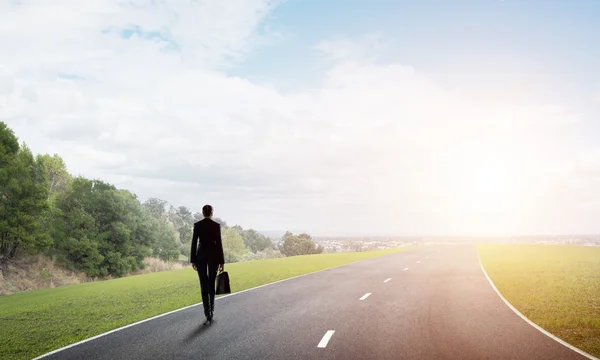 Su camino hacia el éxito — Foto de Stock