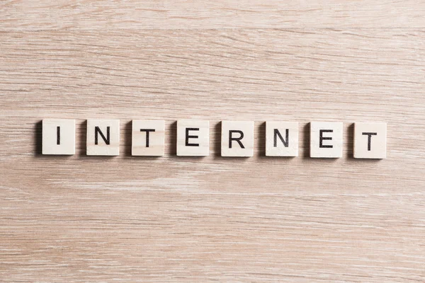 Media Internet parola concettuale — Foto Stock