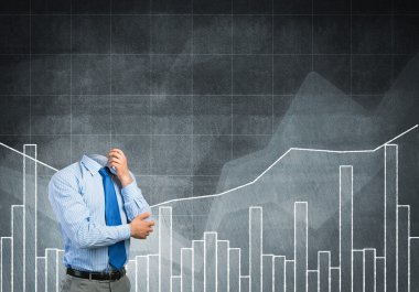 Başsız dalgın işadamı