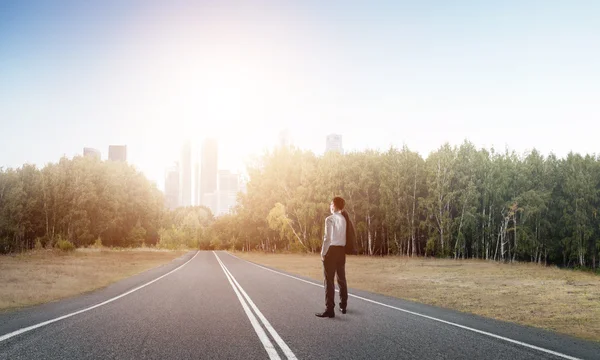 Seu caminho para o sucesso — Fotografia de Stock