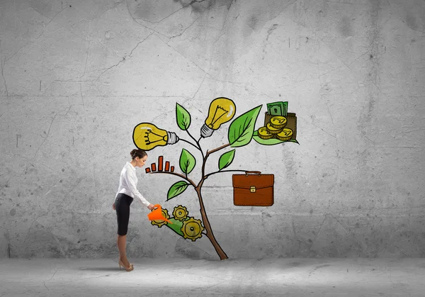 Make your income grow — Stock Photo, Image