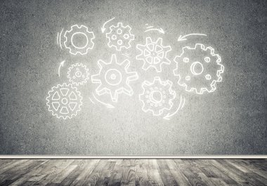 Dişli mekanizması olarak ekip çalışması kavramı