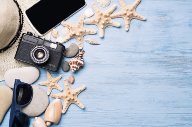 Tatil için yaz nesneleri