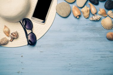 Tatil için yaz nesneleri