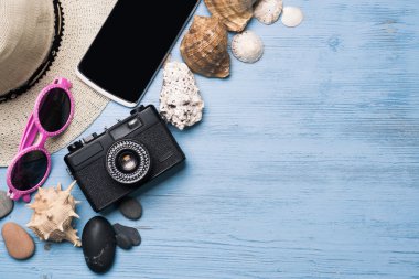 Tatil için yaz nesneleri
