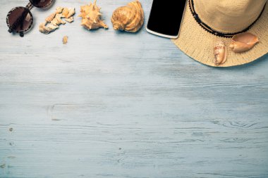 Tatil için yaz nesneleri