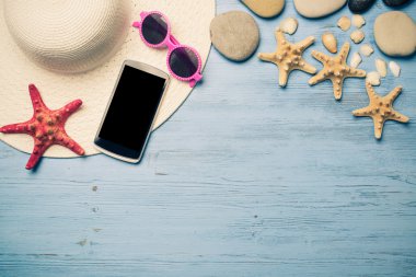 Tatil için yaz nesneleri