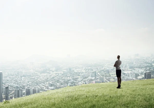 Em busca de perspectivas de desenvolvimento — Fotografia de Stock