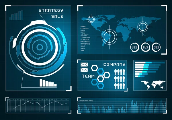 Fondo de interfaz de medios —  Fotos de Stock