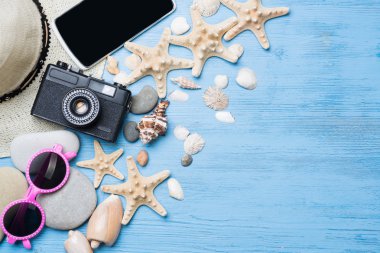 Tatil için yaz nesneleri