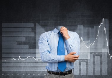 Başsız dalgın işadamı