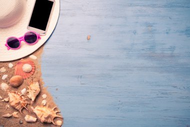 Tatil için yaz nesneleri