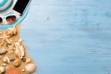 Tatil için yaz nesneleri