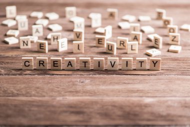 word yaratıcılık ile ahşap öğeleri