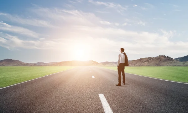 Seu caminho para o sucesso — Fotografia de Stock