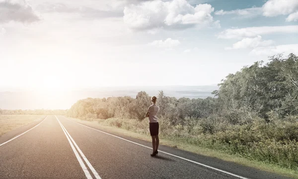 Seu caminho para o sucesso — Fotografia de Stock