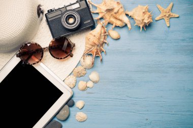 Yaz nesneler için tatil Tema 