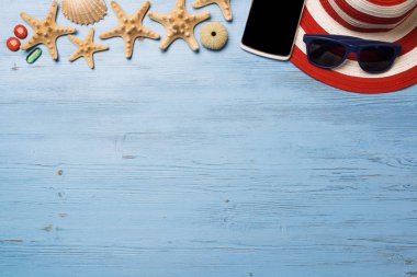 Yaz nesneler için tatil Tema 