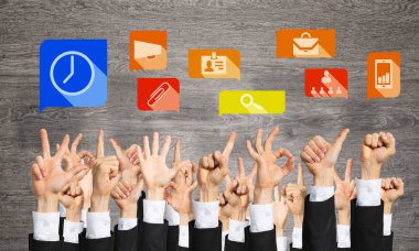 El hareketleri ve simgeler kümesi