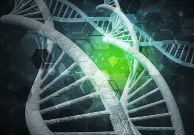 DNA molekülleri arka plan