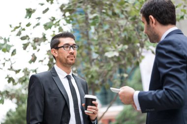 Kahve molası işadamları