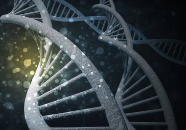 DNA molekülleri arka plan