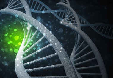 DNA molekülleri arka plan