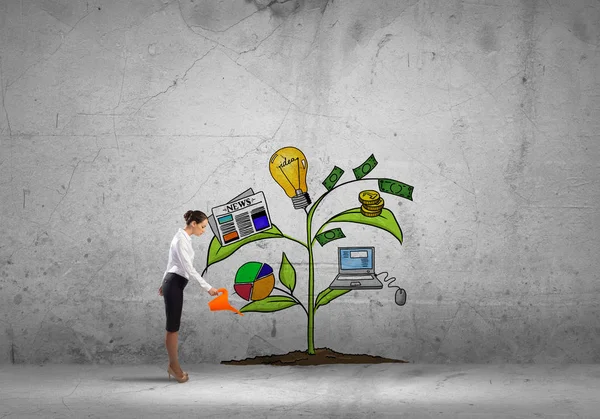 Make your income grow — Stock Photo, Image