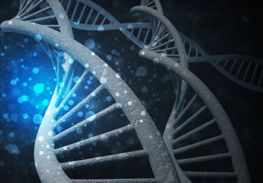 DNA molekülleri arka plan