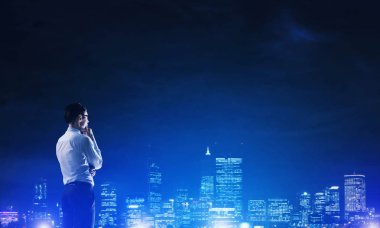 işadamı gece city adlı görünümlü çanta