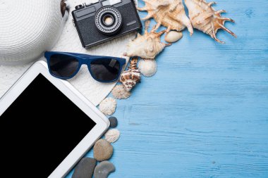 Yaz nesneler için tatil Tema 