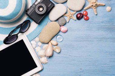 Yaz nesneler için tatil Tema 