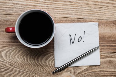 Peçeteye yazılmış romantik mesaj