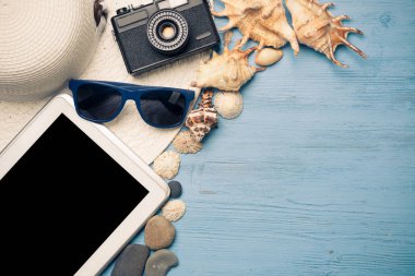 Yaz nesneler için tatil Tema 