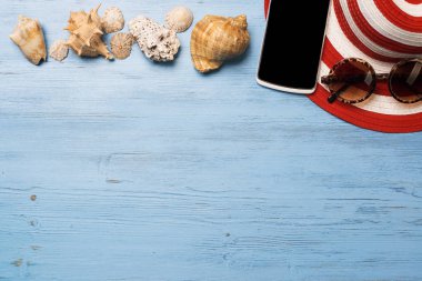 Yaz nesneler için tatil Tema 