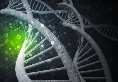 DNA molekülleri arka plan