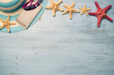 Yaz nesneler için tatil Tema 