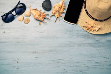 Yaz nesneler için tatil Tema 