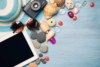 Yaz nesneler için tatil Tema 
