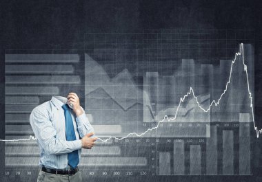 Başsız dalgın işadamı