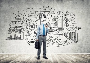 işadamı baş olmadan