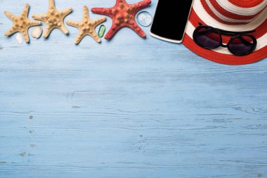 Yaz nesneler için tatil Tema 